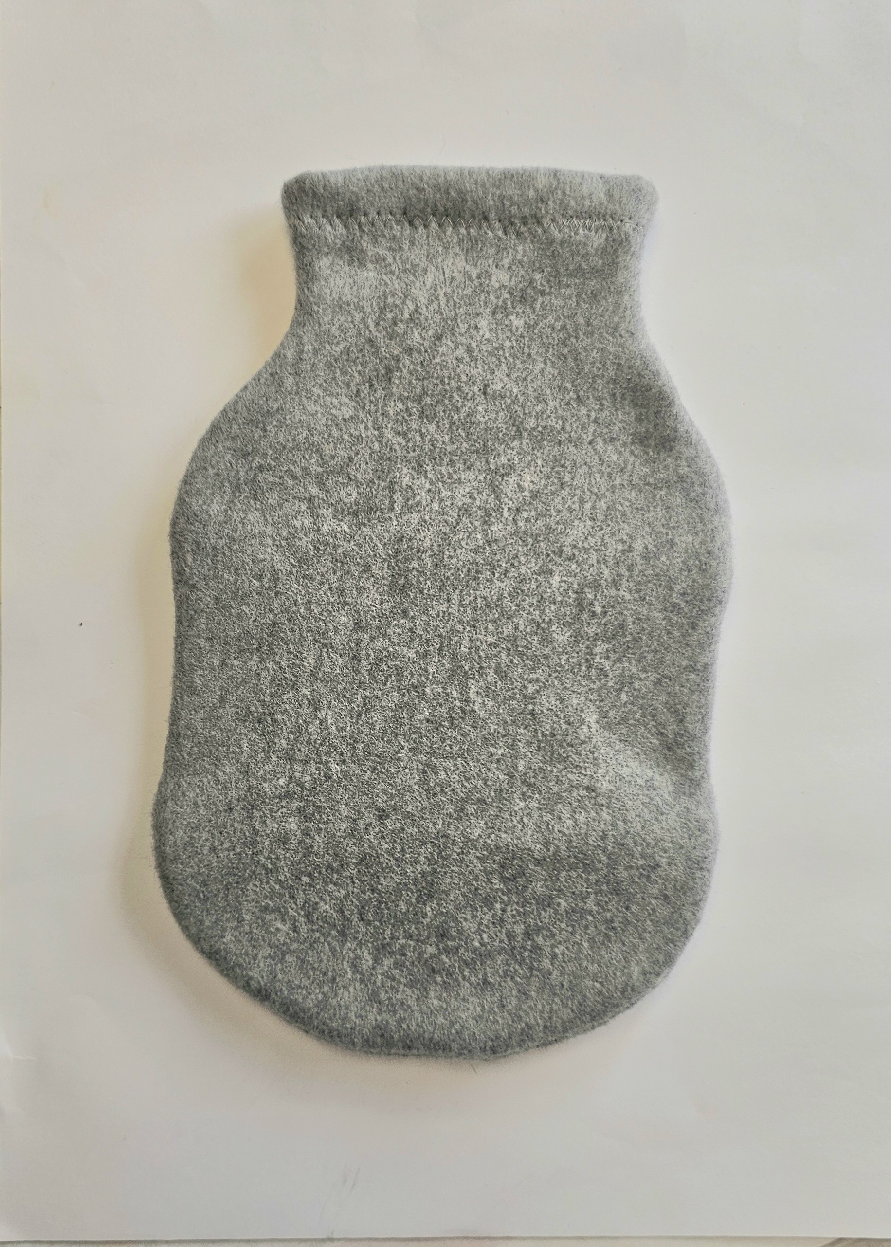 Kinder Wärmflaschenbezug mit Muff LONDON grau 26x15cm
