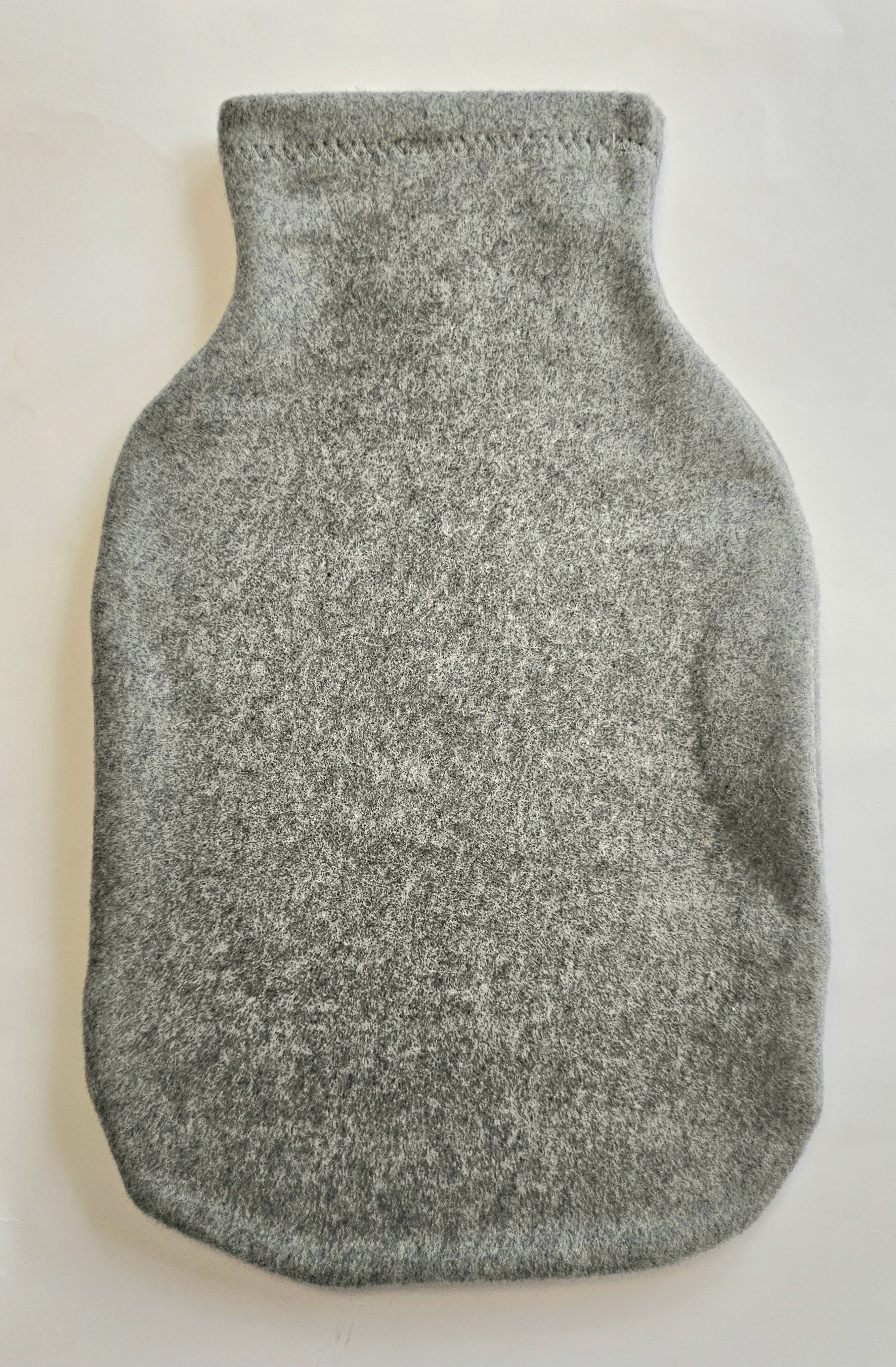 Wärmflaschenbezug mit Muff LONDON grau 35x20cm