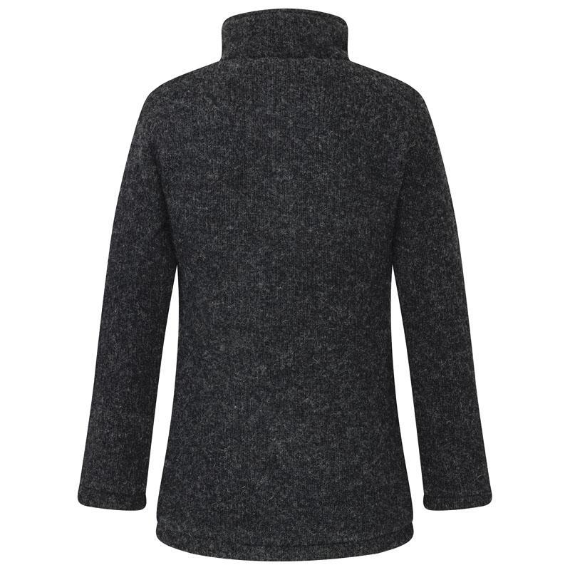 Strickjacke lang LIST anthrazit Größe S
